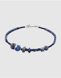 Haze & Glory - ICONIC EXCLUSIVE - Bracelet Men Agate Beads 925 Sterling Silver