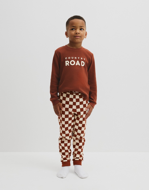 Country Road - Australian Cotton Check Print Pyjama