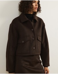 Atmos&Here - Miranda Wool Blend Short Coat