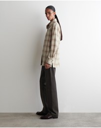 COS - Checked Flannel Shirt