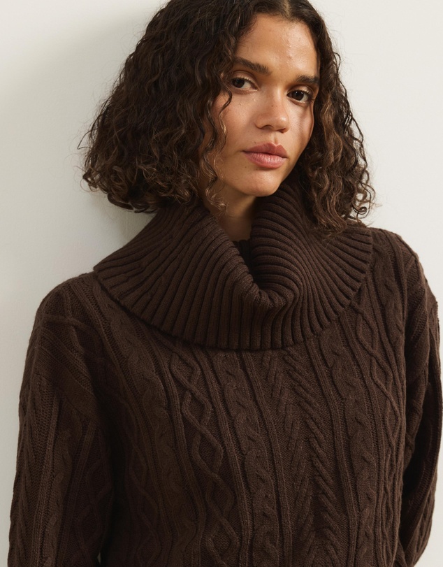 Atmos&Here - Zuri Cable Knit Sweater