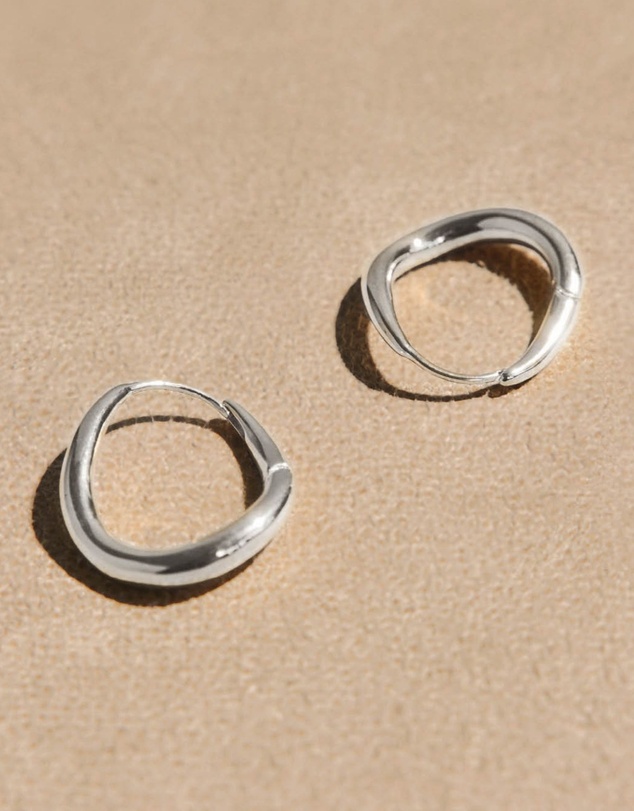 SAINT VALENTINE - Verso Hoops - Silver