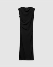 M.N.G - Ruched Midi Dress
