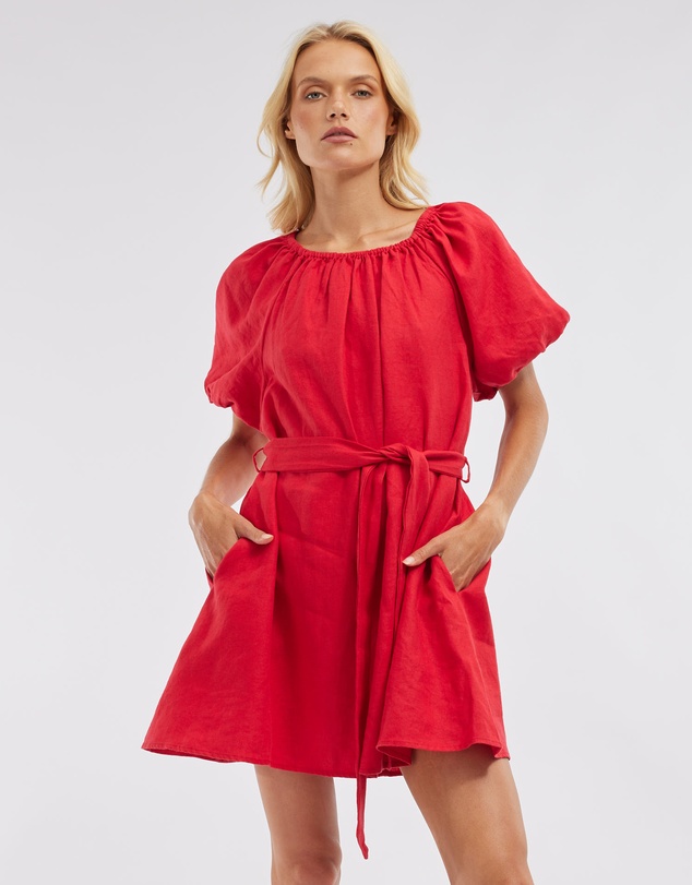 Amelius - Wren Linen Mini Dress