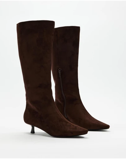 Dazie - Olivia Kitten Heel Boots