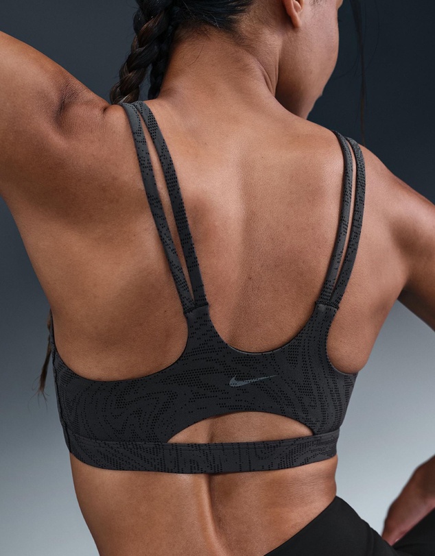 Nike - Zenvy Light-Support Padded Printed Sports Bra