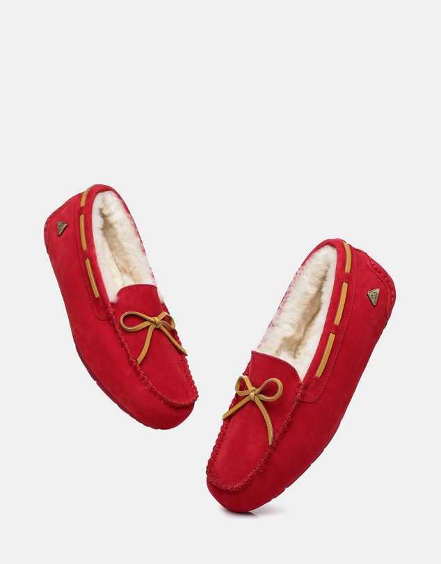 EVERAU - EverAU Ugg Miracle Moccasin Leather Upper Moccasins