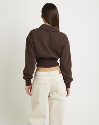 Subtitled - Tori Fleece Button Up