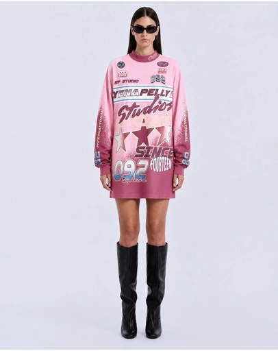 ENA PELLY - Speedway Tee Dress - ICONIC EXCUSIVE