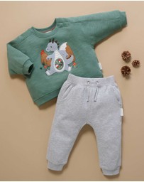 Purebaby - Slouchy Track Pant -Kids-Babies