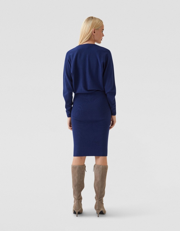 Oxford - Francesca V-Neck Knitted Dress