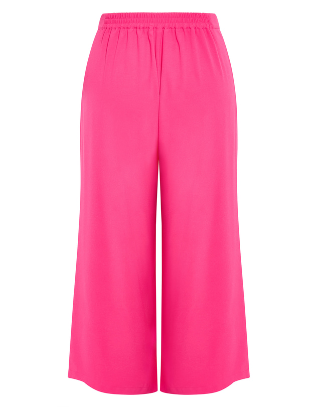 City Chic - Plus size Abbie Wide Leg Pant - fuchsia