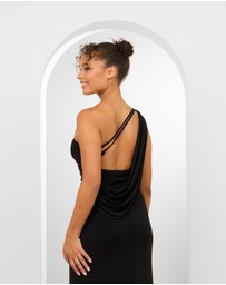 Pilgrim - Corinne One Shoulder Cowl Gown