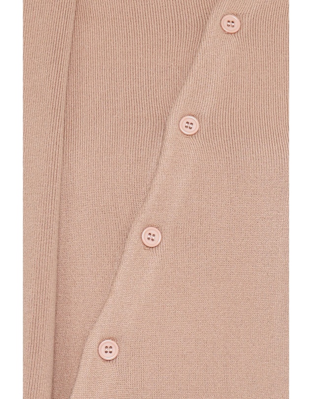 Petal & Pup - Gunhild Asymmetrical Scarf Cardigan - Beige