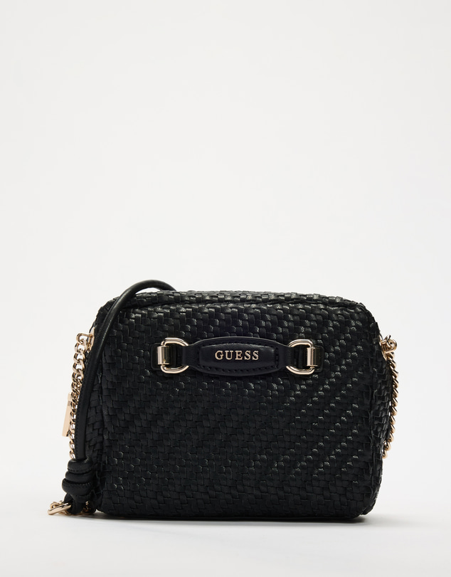 GUESS - Francy Camera Woven Polyurethane Crossbody Bag