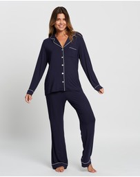 Homebodii - Petra Long Piping PJ Set