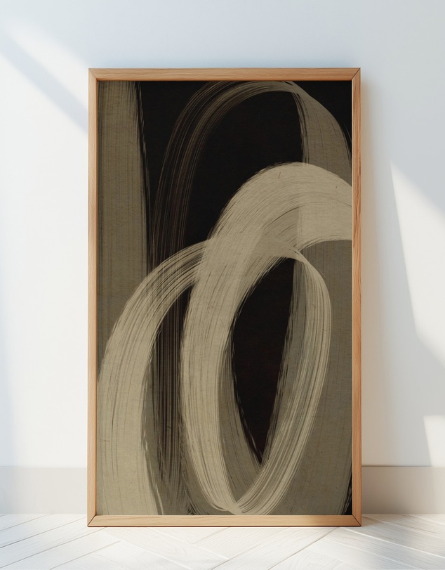 Olive et Oriel - Wildstrokes No3 by Treechild Art Print