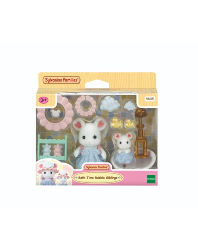 Sylvanian Families - Bath Time Bubble Siblings