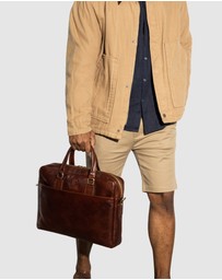 Republic of Florence - The Tokyo Brown Briefcase