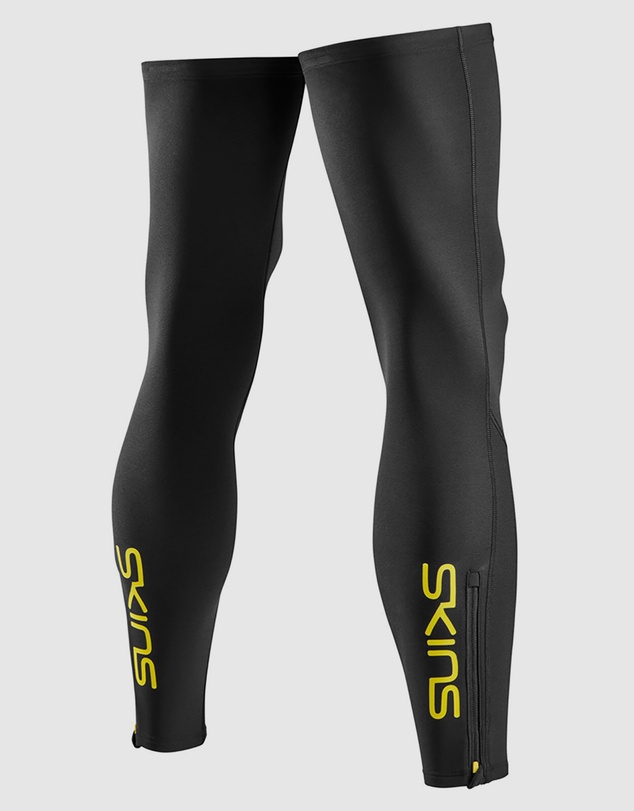SKINS - SKINS Compression Men's Cycle Cycling Leg Warmer Black