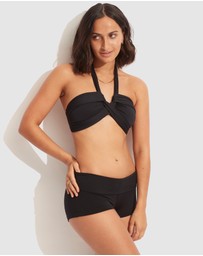 Seafolly - Seafolly Collective Roll Top Boyleg Bikini Bottoms