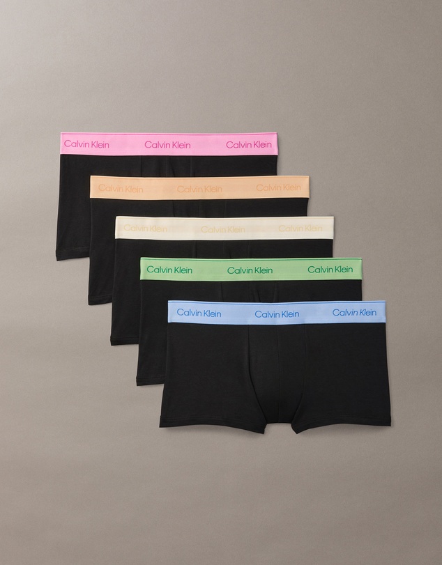 Calvin Klein - Pride Cotton 5 Pack Low Rise Trunks