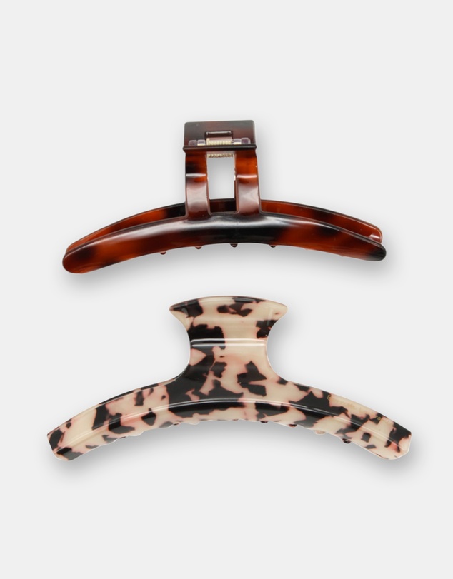 Morgan & Taylor - Meghan Hair Claw Set in Brown