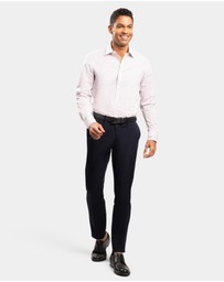 Brooksfield - MODERN RETRO PRINT REG FIT BUSINESS SHIRT