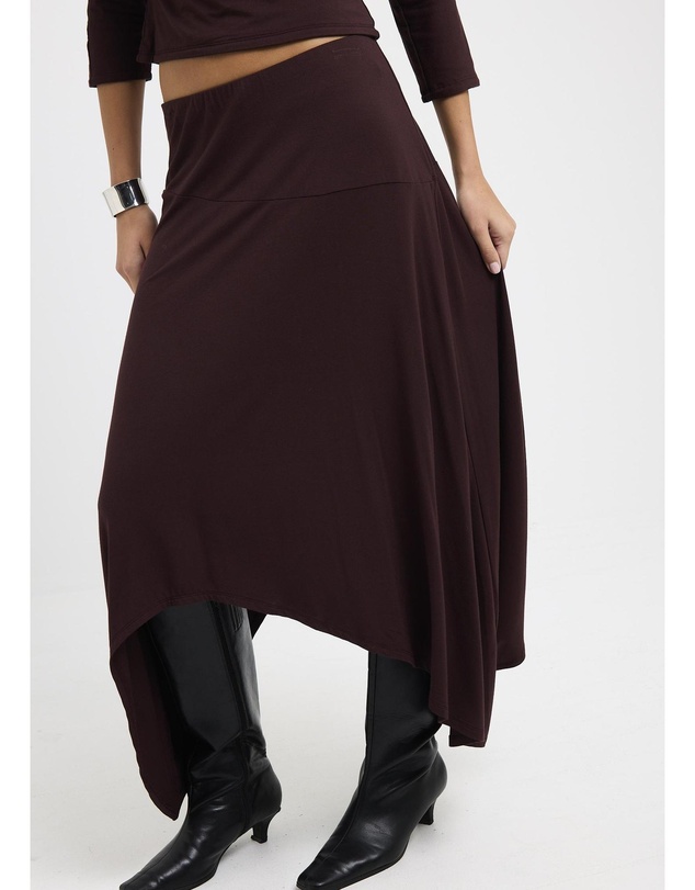 Alice In The Eve - Sage Handkerchief Maxi Skirt