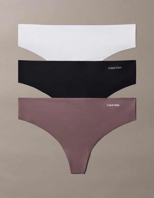 Calvin Klein - 3-Pack Invisibles Micro Thong