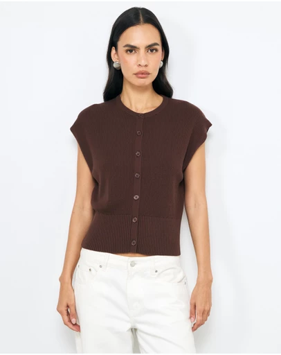 AERE - April Organic Cotton Knit Vest