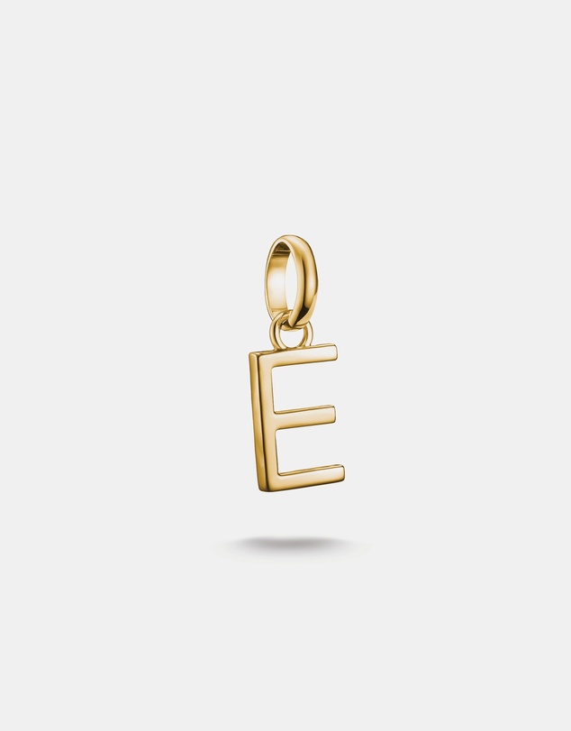THOMAS SABO - THOMAS SABO Connect Charm letter E Gold