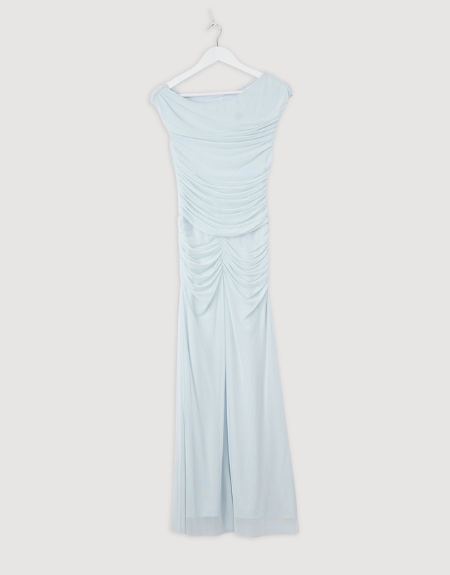 Revibe - Repaired Shona Joy Mira Off Shoulder Maxi Dress - AU 8