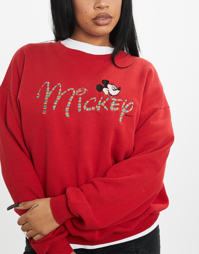 Vintage by The Real Deal - Pre Loved - 90s Disney Mickey Mouse Sweatshirt