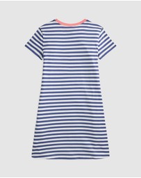 Polo Ralph Lauren - Striped Logo Cotton Jersey Dress - ICONIC EXCLUSIVE - Teens