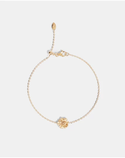 By Charlotte - Birth Flower Bracelet - Cosmos October
