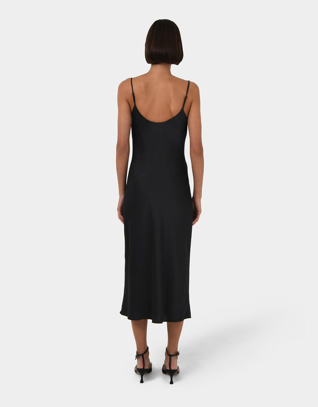 Forcast - Joy Satin Cowl Neck Dress