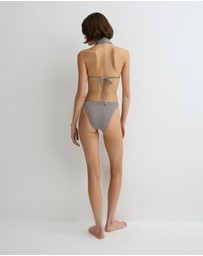 BONDI BORN - Leya Bikini Bottom - Mocha Dot (Embodee™)
