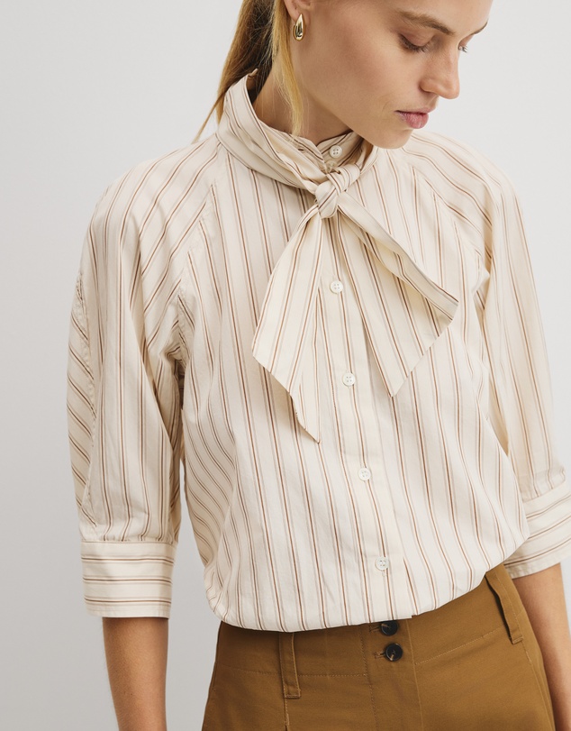 Country Road - Neck Tie Blouse