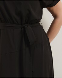 Atmos&Here Curvy - Jayde Off Shoulder Midi Dress