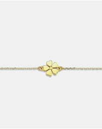 Zoe Olivia - 9K Gold Flower Bracelet