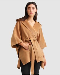 Belle & Bloom - Jackson Landing Wool Blend Cape Coat