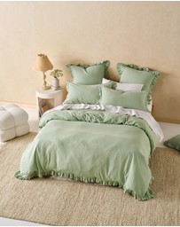Linen House - Vintage Ruffle Quilt Cover Set