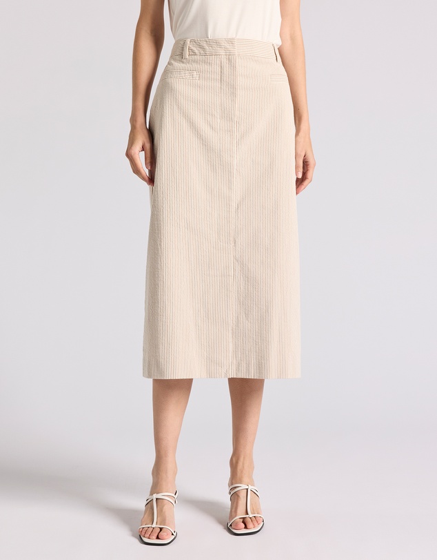 David Lawrence - Alberta Seersucker Skirt