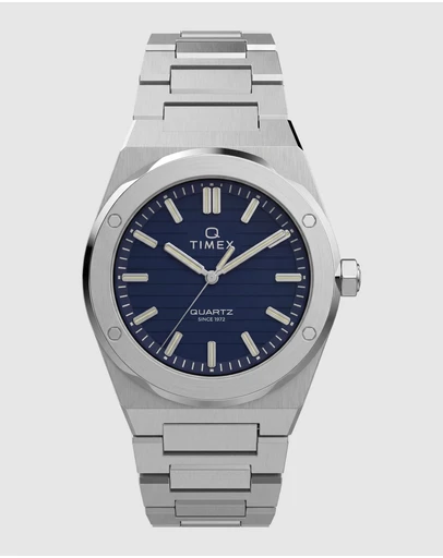 TIMEX - Q Timex Marbella 40.5mm Stainless Steel Bracelet Watch