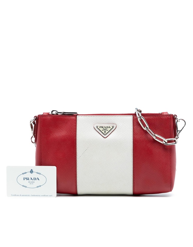 Pre-Loved by Azura Reborn - Pre-Loved Bicolor Saffiano Lux Crossbody
