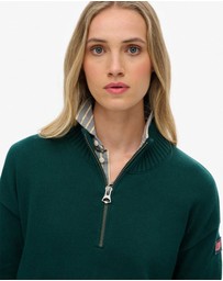 Superdry - Slouchy Knitted Half Zip