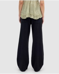 BDG By Urban Outfitters - Kayla Lowrider Linen Trousers