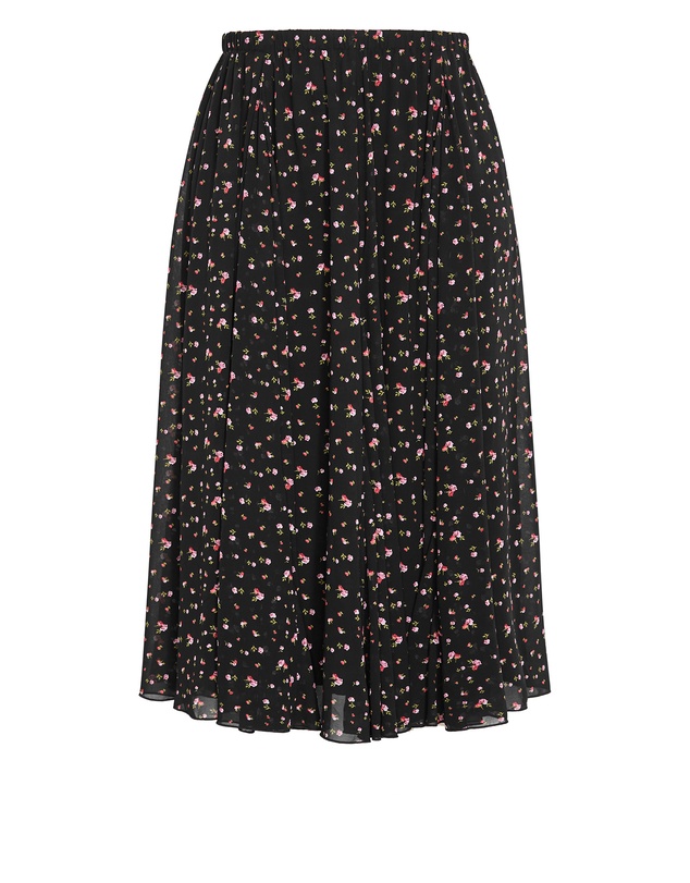 City Chic - Serene Floral Print Skirt