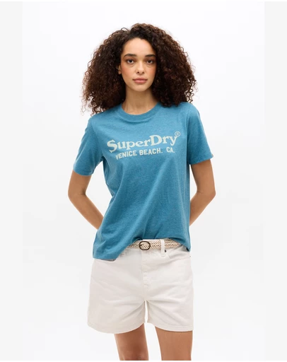Superdry - Venue Metallic Graphic Tee